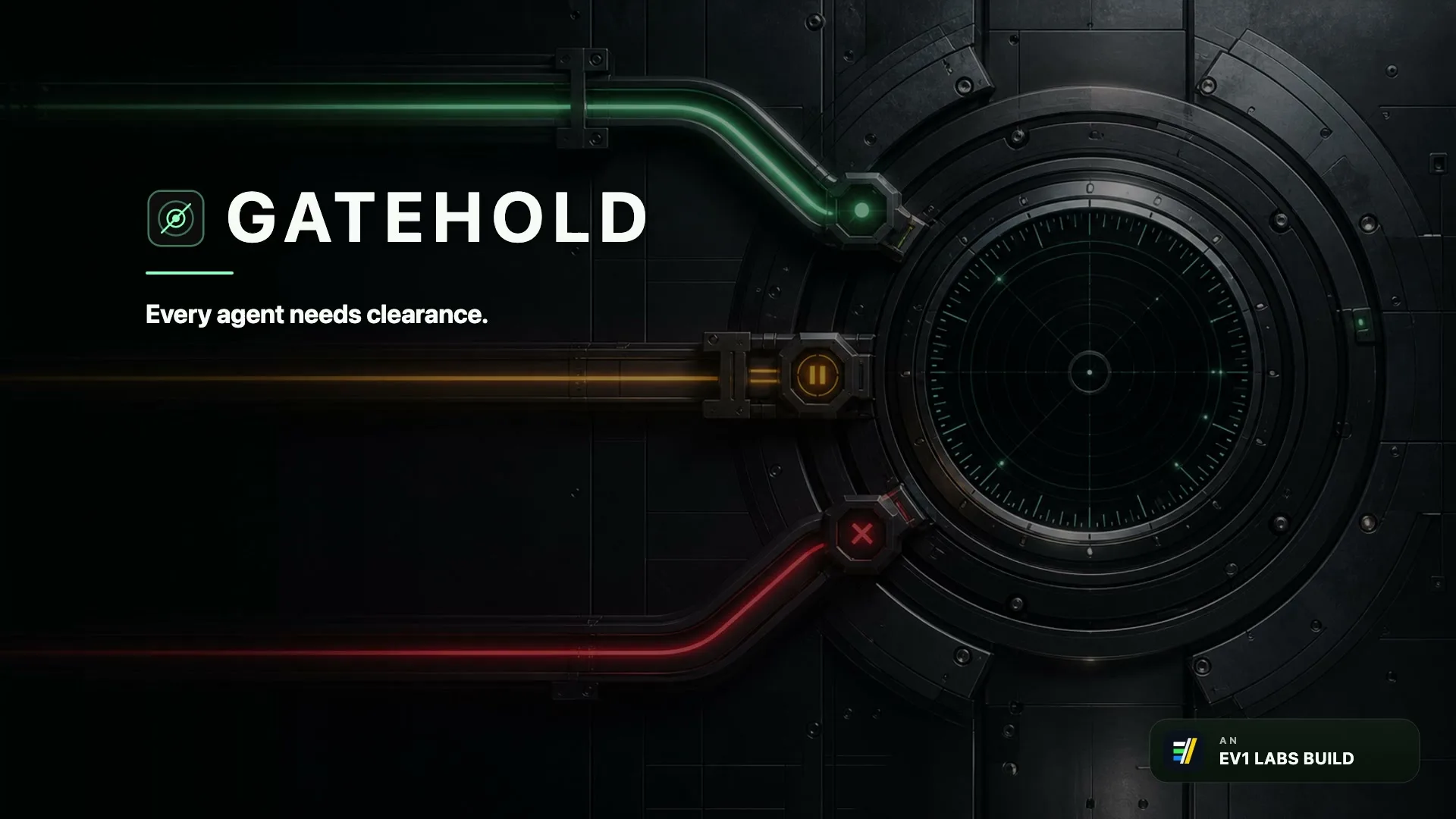 Cinematic Gatehold clearance-machine visual introducing the product
